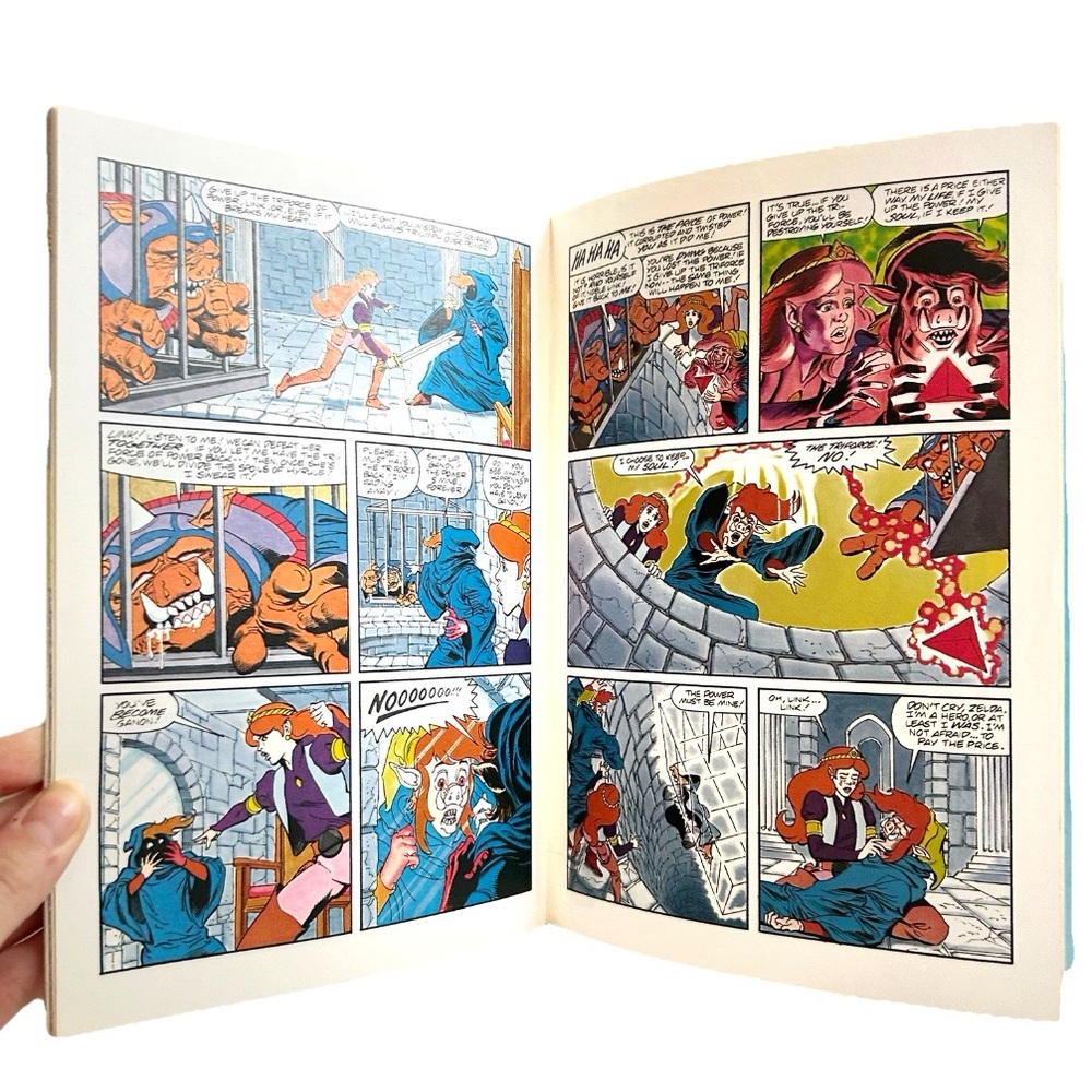 Vintage 1990 Nintendo Link The Legend of Zelda Comic Book Vol 1 No 3 Valiant 90s - Picture 3 of 6